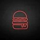 Hamburger LED-Neonschild für Restaurant und Imbiss