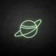 Planet mit Ring LED-Neonschild Wohnzimmer Kinderzimmer
