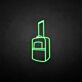 Rollkoffer LED-Neonschild Reise Hotel