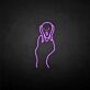 Schrei Figur LED-Neonschild für Wohnzimmer Kunstgalerie