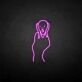 Schrei Figur LED-Neonschild für Wohnzimmer Kunstgalerie