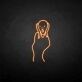 Schrei Figur LED-Neonschild für Wohnzimmer Kunstgalerie