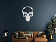 Totenkopf mit langen Zähnen LED-Neonschild Wohnzimmer Gamingraum