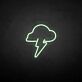 Gewitterwolke mit Blitz LED-Neonschild Wohnzimmer Bar