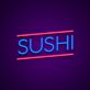 SUSHI LED-Neonschild für Restaurant und Bar
