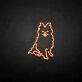 Sitzender Hund LED-Neonschild Wohnzimmer Haustierladen