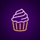 Cupcake LED-Neonschild für Café und Bäckerei