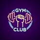 GYM CLUB LED-Neonschild für Fitnessstudio und Sport
