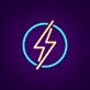 Blitzsymbol LED-Neonschild für Gaming und Bar