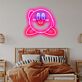 rosa Videospielfigur LED-Neonschild für Gamingzimmer und Kinderzimmer