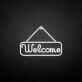 Welcome LED-Neonschild für Eingang und Geschäft