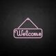 Welcome LED-Neonschild für Eingang und Geschäft
