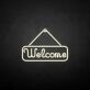 Welcome LED-Neonschild für Eingang und Geschäft