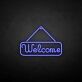Welcome LED-Neonschild für Eingang und Geschäft