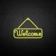 Welcome LED-Neonschild für Eingang und Geschäft