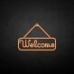Welcome LED-Neonschild für Eingang und Geschäft