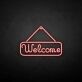 Welcome LED-Neonschild für Eingang und Geschäft