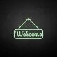 Welcome LED-Neonschild für Eingang und Geschäft