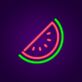 Wassermelonenstück LED-Neonschild Küche Bar