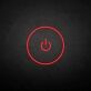 Einschaltzeichen LED-Neonschild Gaming Home Office