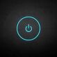 Einschaltzeichen LED-Neonschild Gaming Home Office