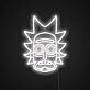 Comicfigur mit spitzen Haaren LED-Neonschild Gamingzimmer Bar