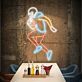 American Football Spieler LED-Neonschild Sportbar Wohnzimmer