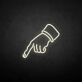 Zeigefinger Hand LED-Neonschild für Bar Club
