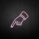 Zeigefinger Hand LED-Neonschild für Bar Club