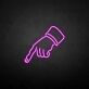Zeigefinger Hand LED-Neonschild für Bar Club