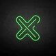 X-Symbol LED-Neonschild für Bar und Club
