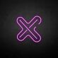 X-Symbol LED-Neonschild für Bar und Club