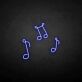 Musiknoten LED-Neonschild Wohnzimmer Musikstudio