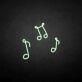Musiknoten LED-Neonschild Wohnzimmer Musikstudio