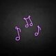 Musiknoten LED-Neonschild Wohnzimmer Musikstudio