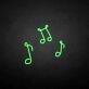 Musiknoten LED-Neonschild Wohnzimmer Musikstudio