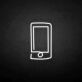 Smartphone Symbol LED-Neonschild für Büro und Laden