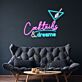 Cocktails & dreams LED-Neonschild für Bar und Club