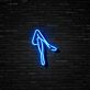 Frauensilhouette Beine LED-Neonschild für Bar Club