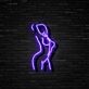 Silhouette einer Frau LED-Neonschild für Bar Club