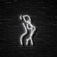 Silhouette einer Frau LED-Neonschild für Bar Club