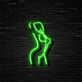 Silhouette einer Frau LED-Neonschild für Bar Club