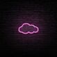 Wolke LED-Neonschild Schlafzimmer