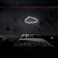 Wolke LED-Neonschild Schlafzimmer