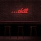 chill LED-Neonschild für Bar und Lounge