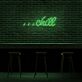 chill LED-Neonschild für Bar und Lounge