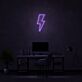 Blitzsymbol LED-Neonschild für Home Office Arbeitszimmer