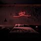 zwei verbundene Herzen LED-Neonschild für Wohnzimmer oder Schlafzimmer