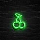 Kirschen LED-Neonschild für Bar und Küche
