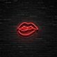 Lippen LED-Neonschild für Bar Club